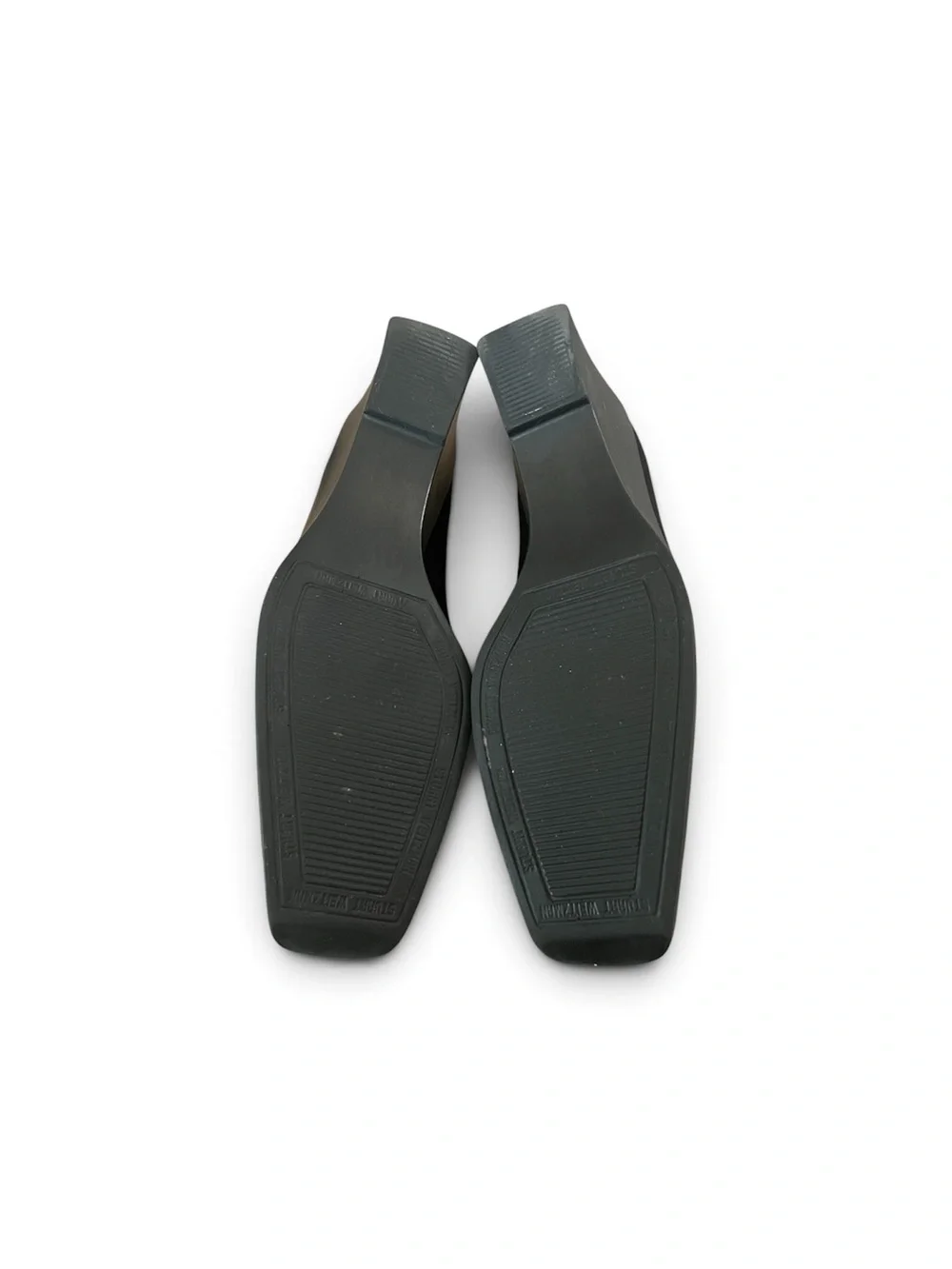 Stuart Weitzman Black Wedge Pumps Square Toe Size 6.5B